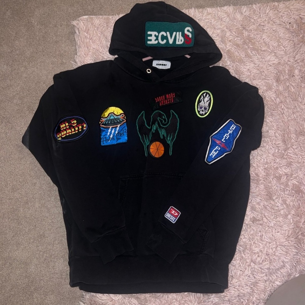 Diesel S-Alby Patches Hoodie